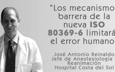 El doctor Reinaldo sobre la ISO 80369-6: “Estos mecanismos barrera limitarán el error humano”