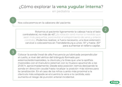 ¿Cómo explorar la vena yugular interna en pediatría?
