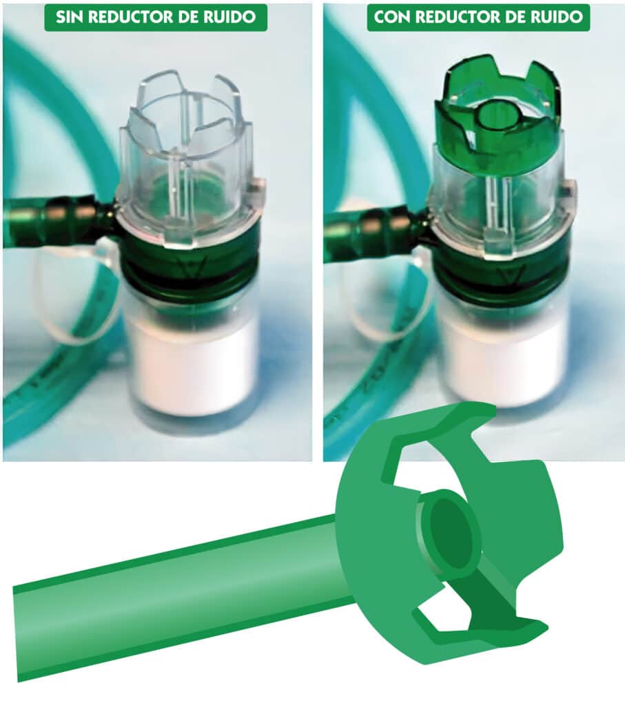 Silenciador CPAP de Boussignac